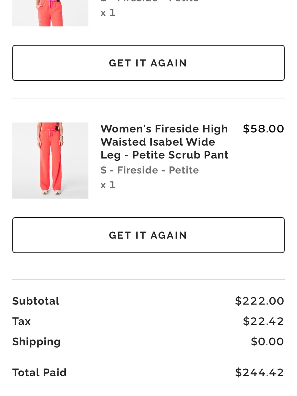 Figs Fireside Wide Leg Isabel Scrub Pants - Picture 2 of 7